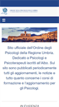 Mobile Screenshot of ordinepsicologiumbria.it